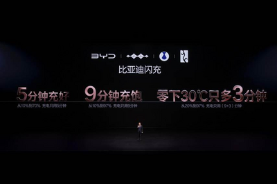 比亚迪第二代刀片电池及闪充技术获重大创新成果