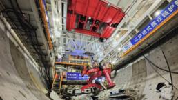 China's mega tunneling machine completes Yangtze River underwater tunnel breakthrough