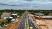 China-funded highway expansion improves travel, local trade in Cambodia