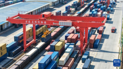 石家庄国际陆港今年上半年开行中欧（亚）班列同比增长42.06%