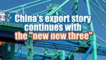 Trendy China | China's export story continues with "new new three"