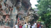 Chongqing's Dazu Rock Carvings site sees rising inbound tourists as "China Travel" gains global popularity