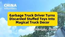 ChinaInNumbers | Garbage truck driver turns discarded stuffed toys into magical truck decor