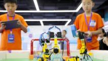 Xinhua Headlines: Chinese teenagers flock to tech frontline to touch the future amid AI study-tour boom