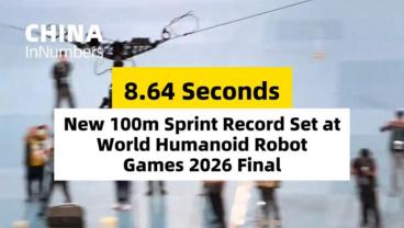 ChinaInNumbers | New 100m sprint record set at World Humanoid Robot Games 2026 final