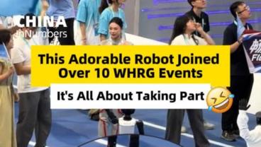 ChinaInNumbers | Adorable robot joins over 10 WHRG events