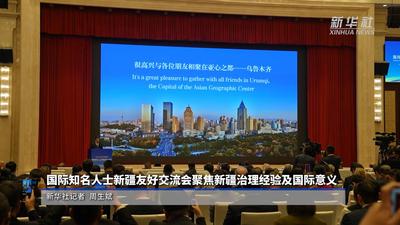 国际知名人士新疆友好交流会聚焦新疆治理经验及国际意义