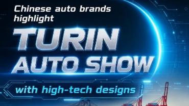 Chinese auto brands highlight Turin Auto Show with high-tech designs