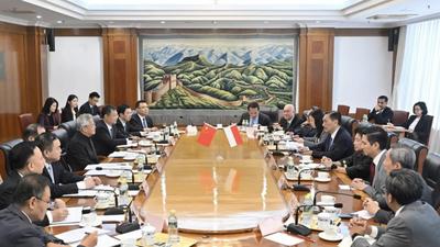 国家发展改革委主任郑栅洁会见印尼国家经济委员会主席卢胡特