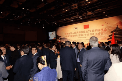 西凤酒亮相中国驻韩国大使馆国庆招待会
