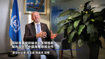 专访丨期待与中国深化海事领域合作——访国际海事组织秘书长多明格斯