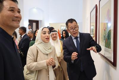 中国工笔花鸟画走进巴林