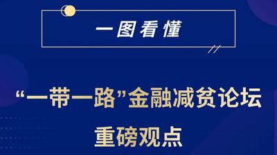 大咖共议“一带一路”金融减贫“中国智慧”