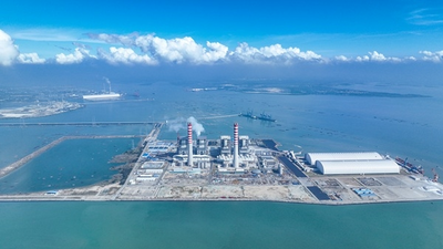 中国能建安徽电建二公司承建的广西北海电厂二期 2×1000兆瓦扩建项目3号机组并网成功