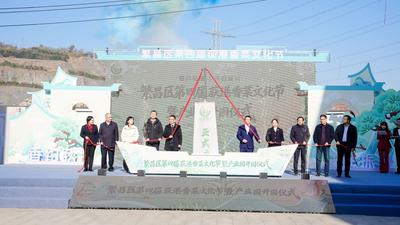 芜湖繁昌区举办第四届荻港香菜文化节暨产业园开园仪式