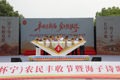 2026年安庆市（怀宁）农民丰收节暨海子诗歌农耕文化活动举行